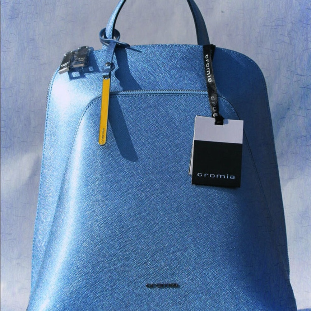 New Authentic Cromia Leather Bag-  Perla